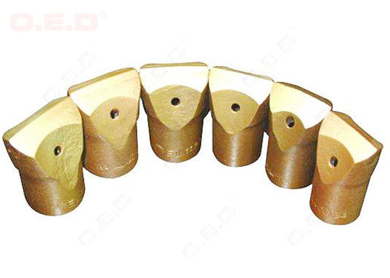 Tapered Small Rock Drill Bits 35CrMoV 28mm For Underground Drilling Mining