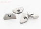 Customized Tungsten Carbide Parts Wood Lathe Carbide Inserts With Mounting Hole